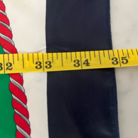 Horse and Carriage Equestrian Square Scarf Silky VGUC - Picture 4 of 5